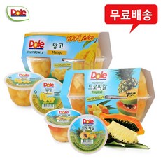 돌 후룻볼(4개입)x2팩(망고1팩+트로피칼1팩)/무배