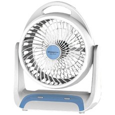 Dennys 充電式六吋桌扇 夜燈功能 FN-610 桌面風扇 隨身風扇, 白色