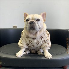 狗狗衣服秋冬加絨加厚保暖柯基柴犬法鬥肥狗小中型犬寵物衣服棉衣, 米杏色/加絨, 1個