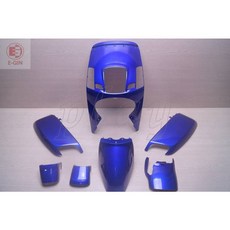 EG部品 新CUXI 1CF 機車車殼 烤漆部份 紫藍【車殼玩家】, 1個