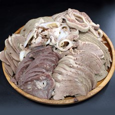 생산당일발송 얼리지 않은 국내산 삶은 순대내장 간 허파 울대 염통 오소리감투 퀸미트, 간+허파+울대+염통+오소리감투 2.5kg(각1마리분), 2.5kg, 1개