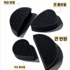 페이스페인팅 취미 헤나 메이크업용 페인팅 할로윈 스티커, 1개, 스펀지 세트 작은물방울 + 큰물방울 + +