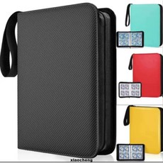 桃園出貨 神奇寶貝卡冊寶可夢4格9格遊戲卡冊卡通PU遊戲收藏冊包10.12B, 綠寶石,4宮格透明內頁50頁400卡位