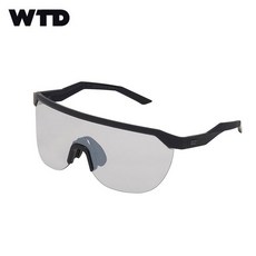 WTD 스포츠 고글 선글라스 루나 변색렌즈, 184 블랙 실버렌즈, 1개