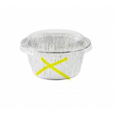 柚子烘焙食品 圓鋁箔杯 115 附透明蓋 150入 烤布丁 烤布蕾 茶碗蒸 小蛋糕 蛤蠣杯, 1個, 115透明蓋_100入