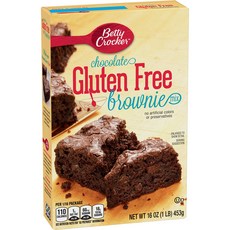 베티 크로커 베이킹 믹스 프리 브라우니 믹스 초콜릿 Betty Crocker Baking Mix Gluten Free Brownie Mix Chocolate 16 O, N/A, 16온스(6개들이 팩), 1개, 453g