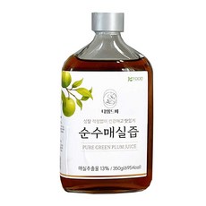 봄나래 저당 무설탕 순수매실즙 매실청, 1개, 350g