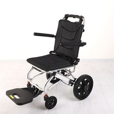 NEWELL W200 접이식 휠체어 초경량 노인용 환자용 여행용 산책용 가정용 + 보관가방 포함, 1개