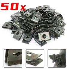 자동차 나사 고정장치 오토바이 트럭 방청 보호 클립 범퍼 펜더 트림 패널 고정 클램프, 3. 50x, 1개