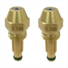 성능 폐유 히터 교체 Delavan 30609-5 Siphon Nozzle 30609-005 교체 2 팩과 동일, 구리 색
