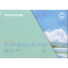 POTENTATE 遵爵 全棉水彩本 細紋 300gsm 20入, 1個
