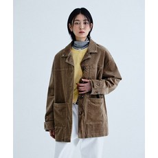 브랜드정품 키뮤어 KIIMUIR (우먼) 오버핏 코듀로이 하프 자켓_베이지 352863