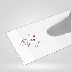 LETEO-상세설명참조 디자인 선물포장 비닐 택배 봉투 중 1EA 캐릭터봉투 종이봉투