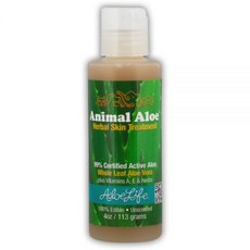 알로에 라이프 동물 반려동물에게 안전 소화 피부 젤 핫스팟 벼룩 물림 자극 에 반려동물 웰빙 하고 무향(4온스), 알로에 라이프 동물 반려동물에게 안전 소화 피부 젤 핫, 113g, 1개