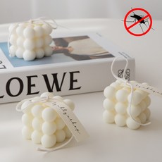 류블류샵 모기벌레가싫어하는 시나몬향캔들, 시나몬향 큐브캔들, 1개