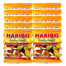 시럽이 쭈욱 하리보프루티부시 젤리 어린이간식, 100g, 10개