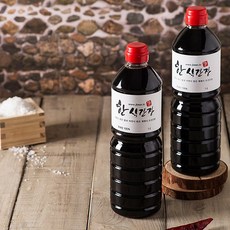 국내산 100% 강화도 산지직송 40년 전통방식으로 담근 시골 재래식 조선 간장 1L, 1개