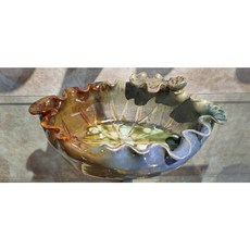 娟兒藝品 三彩蓮花流水盆, 1個