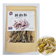 홍홍 중국식품 튀긴 라죠표 고추부각 라조표 고추부각튀김 고추부각 중국, 1개, 50g