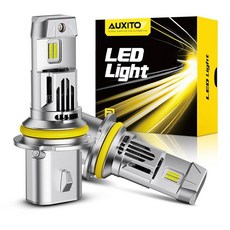 AUXITO 9007/HB5 전구 하이/로우 빔 70000LM 6500K Ulitra 브라이트 화이트 HB5 할로겐 래배치 안개등 팬 포함 무선 플러그 앤 플레이 Ca