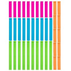 Mr. Pen - 밀봉 백 칩 클립 40팩 4가지 사이즈 (6.4cm(2.5인치) 8.4cm(3.3인치) 11.4cm(4.5인치) 15.2cm(6인치)) 다채로운 플, Mr. Pen - 밀봉 백 칩 클립, 40팩, 4가지