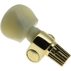 5th 밴조 기어드 튜너 튜닝 키 페그 머신 헤드 펄 버튼 포함, 5th Banjo Geared Tuner, Gold w/Pearl Buttons