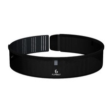 FlipBelt 공기 조절 가능 블랙., XS-M, 블랙
