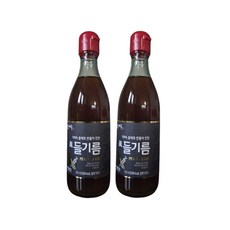 밥상마루 100% 들깨로 만들어 진한 들기름, 350ml, 2개