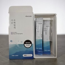 [순한 염색] 시순 수채염색 (10g * 3개입) 30분 초간단한 새치염색 순하게 물드는 안심 염색 저자극 화학2제 없이 물에 섞는 염색 솔루션, 1개, 다크브라운(흑갈색)