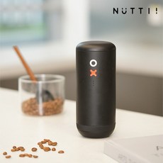 Nuttii Grinding OX 便攜式電動磨豆機 Type-C充電, 1個, 黑色
