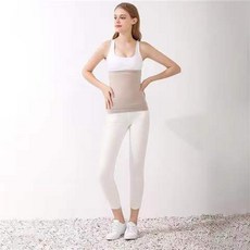 탄성 신장 허리 워머 요추 지원 벨트 스트랩 랩 복부 밴드 엉덩이 허리 워머 보호 벨벳 허리 지원, 특대, 낙타