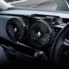 자동차용선풍기 차량용듀얼선풍기 써큘레이터 서큘레이터 선풍기 트윈 차량용 USB 360도 회전용 송풍기, 단품