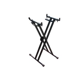 가야금 받침대 접이식 거문고 스탠드 철제 거치대, 블랙, 블랙, 1개