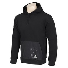 adidas 愛迪達 男款口袋連帽衫+時尚口罩