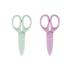 고쿠요 어린이 첫 가위 우리아이 첫번째 안전가위, 민트