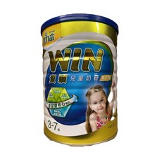 豐力富 資穎WIN 兒童成長奶粉 (3-7歲適用), 1.5kg, 2罐