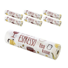 Block Mart 廚房櫥櫃水槽緩衝防水墊 7入, 紅色, 7個