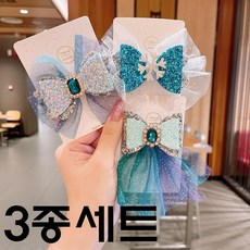 도니주니 겨울나라 블링블링 공주 헤어 집게핀