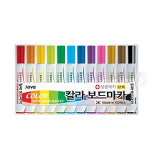 칼라 보드마카(12색/자바펜/D520172)