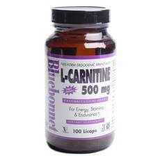 Bluebonnet 左旋肉鹼 500mg, 100 件, 1個