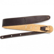 Taylor 高質感皮革真皮背帶 - 深咖啡色/棕色 電木吉他貝斯背帶, Chocolate Brown 深咖啡色, 1個