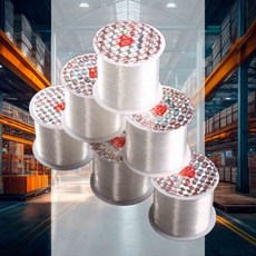 투명 낚시줄 공예줄 크리스탈 시인성 미술수업 염주 비즈공예, 0.2