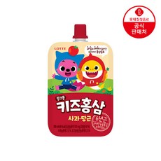 핑크퐁 키즈홍삼 100ML 20팩(사과당근), 키즈홍삼 100ml 20팩 사과당근, 20개