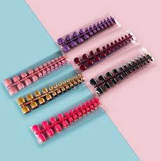 붙이는 패디팁 5종세트 기분전환 매트팁 네일팁 패디패치, 매트 패디팁 5종세트 - 09, 1개, 매트 패디팁 5종세트 - 09