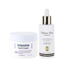 푸드어홀릭 탄력콤보 스네일크림100ml+스네일앰플50ml, 1세트