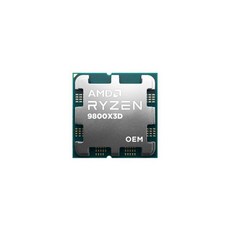 [AMD] 라이젠 7 9800X3D - 9000 시리즈 8코어 소켓 AM5 120W 라데온 그래픽 프로세서 100-000001084 OEM