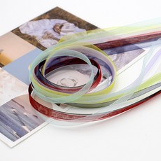 (인형소품) 6mm 오간디리본 오간자리본, 1개, 민트