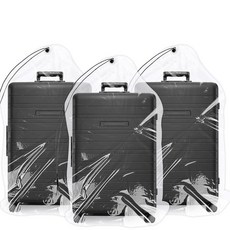 40x60 Inch Extra Large Clear Drawstring Plastic Bags 3 Pack(4 Mils) Dustproof Moistureproof Reusa, Clear - 3 Pack