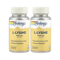 솔라레이 리신 1000mg 90정 비타민 C B6 아연 라이신 L라이신 x 2병