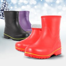 라움샵 남자장화 여성장화 신조이방한 농사 반장화 해루질 텃밭작업 짧은 물장화